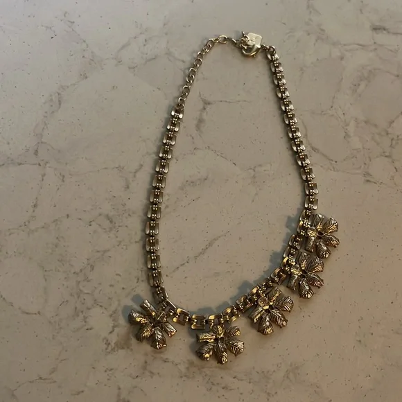 Max & Zoe Gold and Crystal Bib Necklace - Picture 13 of 15